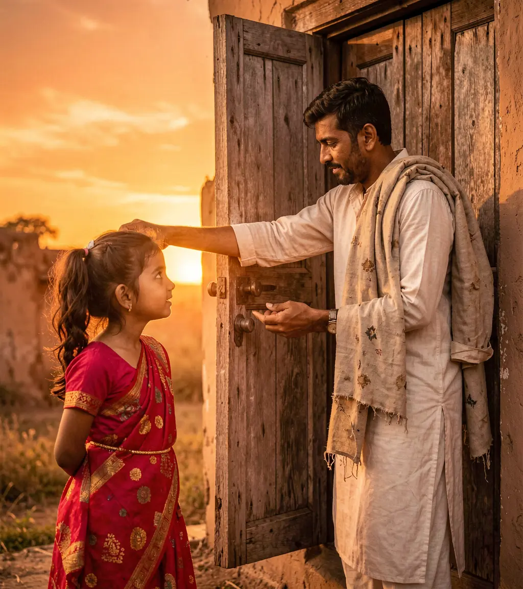 ગરીબી સામે હારી ગયેલા પિતા માટે તેની ૬ વર્ષની દીકરી બની દેવદૂત