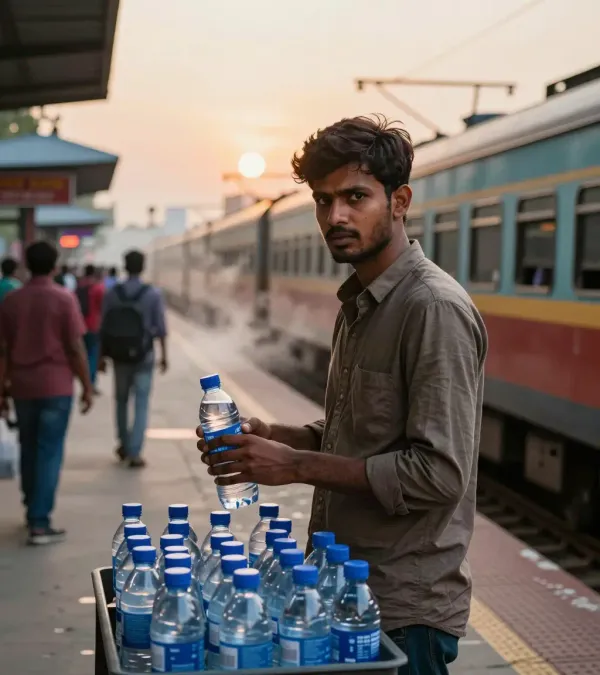 રેલવે પ્લેટફોર્મ પર પાણી વેચતો યુવાન બન્યો IAS કલેક્ટર! કુલીઓએ પાટા રોકીને કરી પાર્ટી.